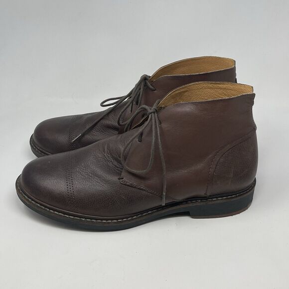 Olukai Pahoa Chukka Boots Mens 10 Brown Leather Lace Up Ankle Casual NO INSOLES main image 8